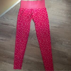 Chic Y2K Pink Leopard Print women’s legging